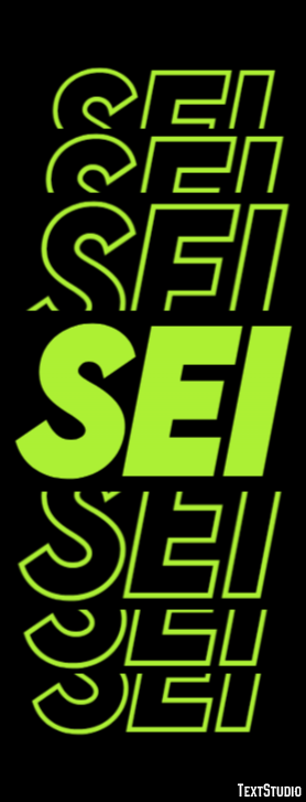 Sei Text effect