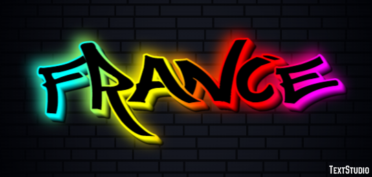 France Text Effect