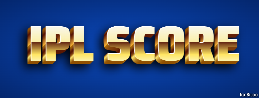Ipl Score Efeito de texto