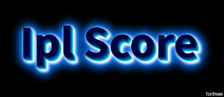 Ipl Score Efeito de texto