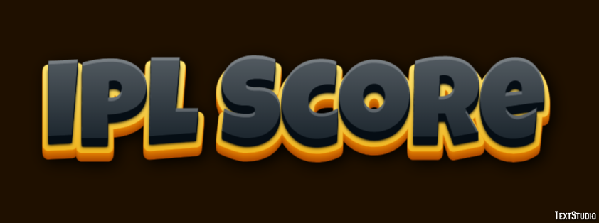 Ipl Score Efeito de texto
