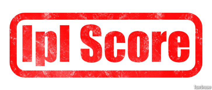 Ipl Score Effet de texte