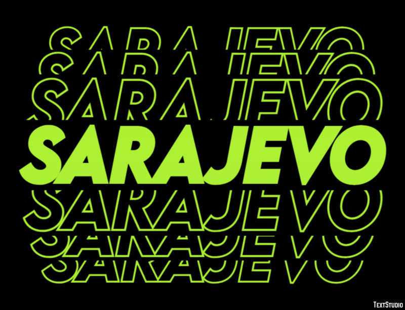 Sarajevo Efekt tekstowy
