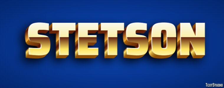 Stetson Text Effect