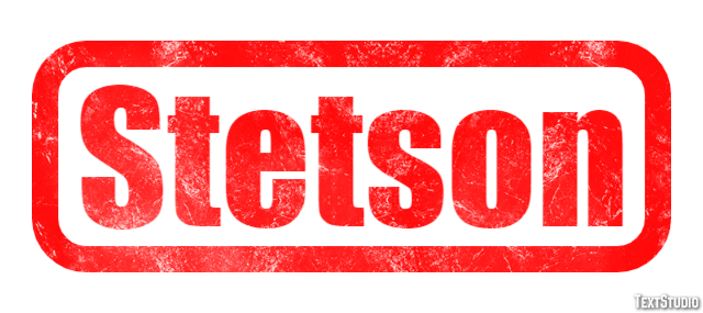 Stetson Effet de texte