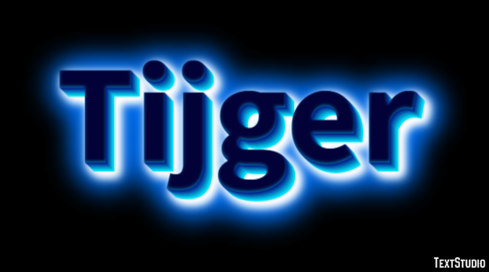 Tijger Tekst Effect