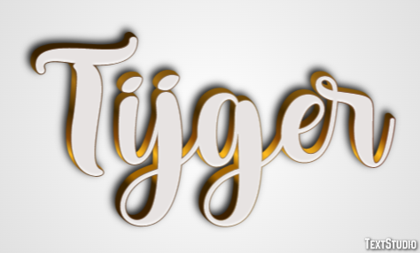 Tijger Tekst Effect