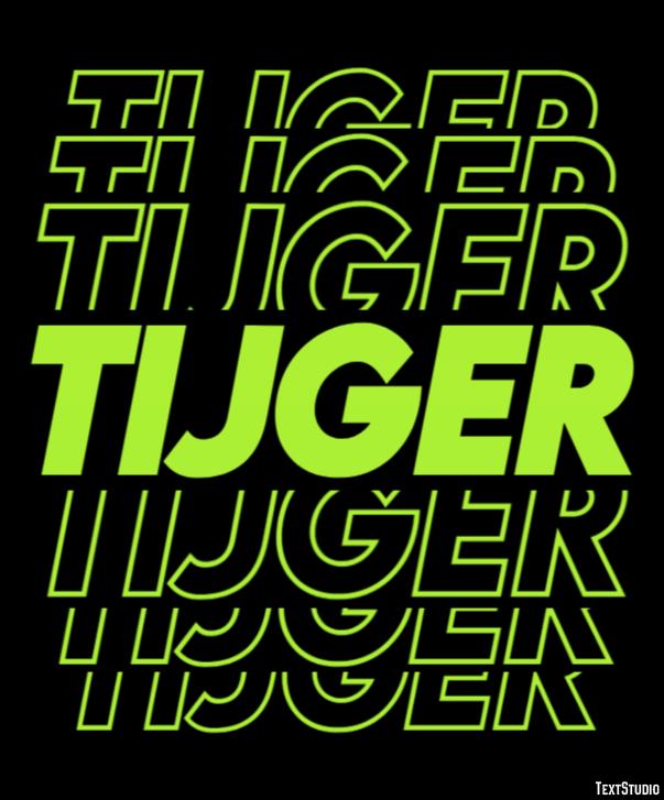 Tijger Tekst Effect