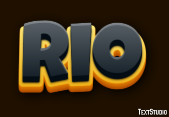 Rio Efeito do texto