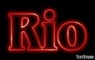 Rio Efeito do texto