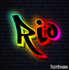Rio Efeito do texto