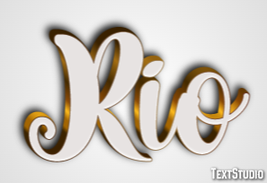 Rio Efeito do texto