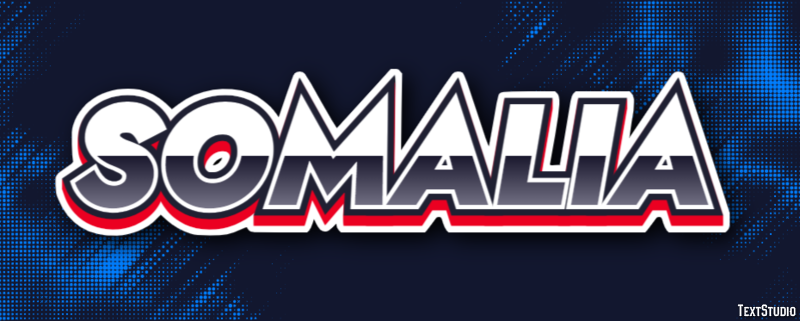 Somalia テキスト効果