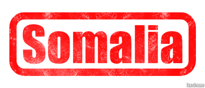 Somalia テキスト効果