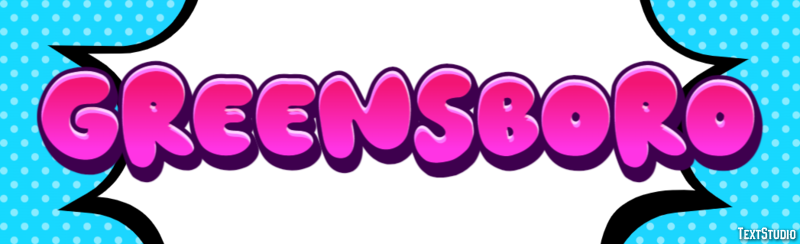 Greensboro Texteffekt