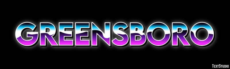 Greensboro Efekt tekstowy
