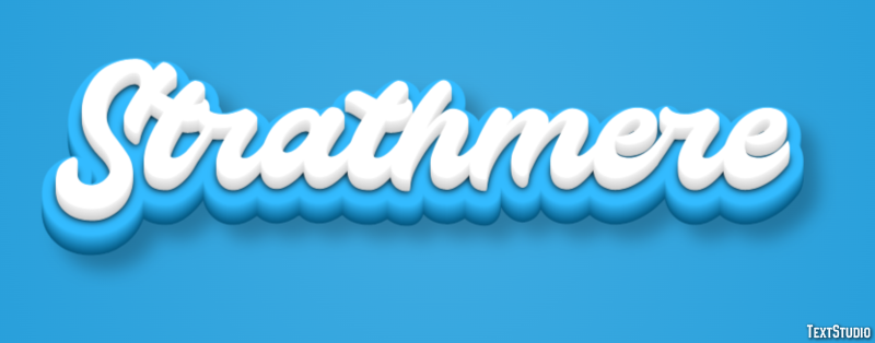 Strathmere Text Effect