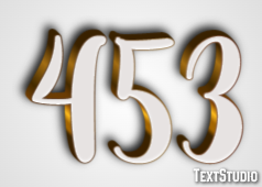 453 Text effect