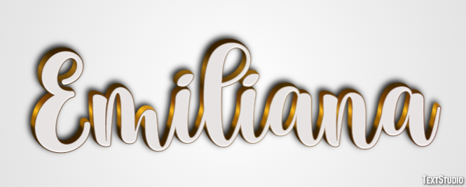 Emiliana Efecto de Texto