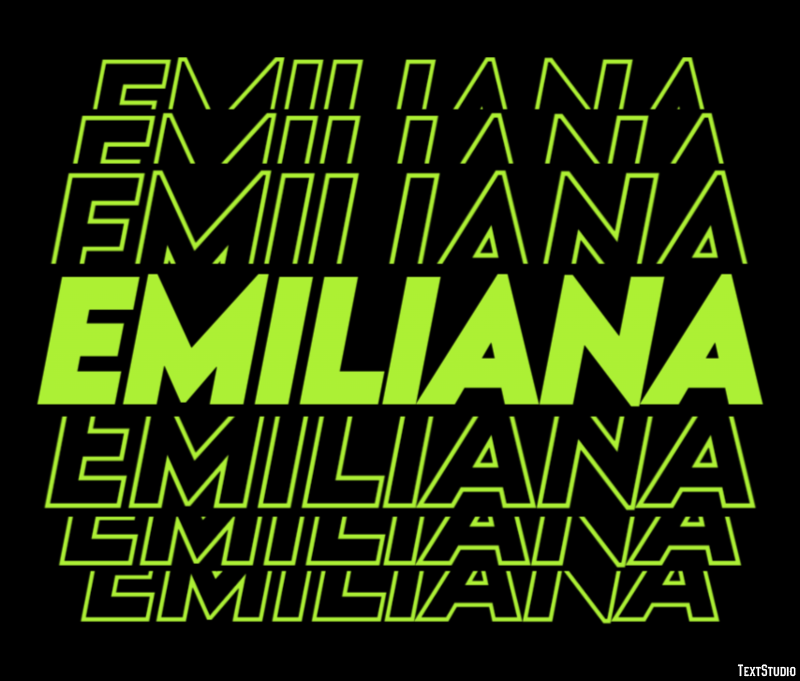 Emiliana Effetto testo