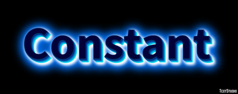 Constant Text effect