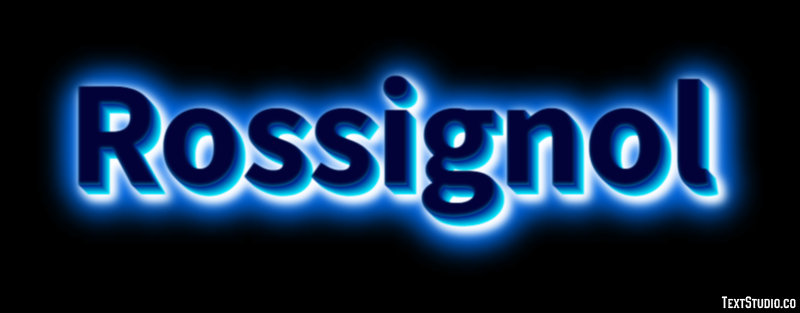 Rossignol Efecto de texto