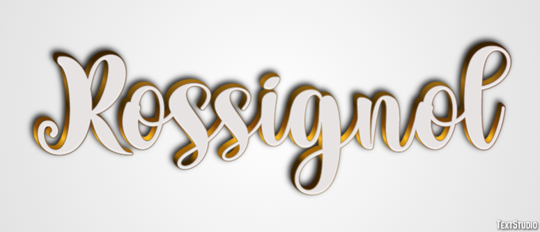 Rossignol Efecto de texto