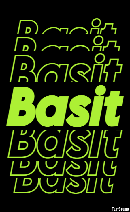 Basit Text Effect