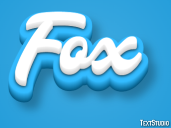 Fox Efecto de Texto