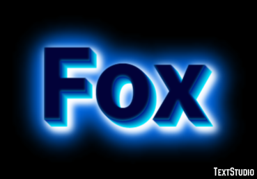 Fox Efekt tekstowy
