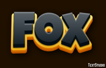 Fox Efecto de Texto