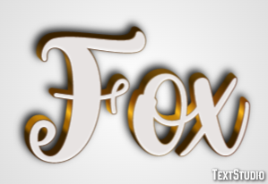 Fox Efecto de Texto