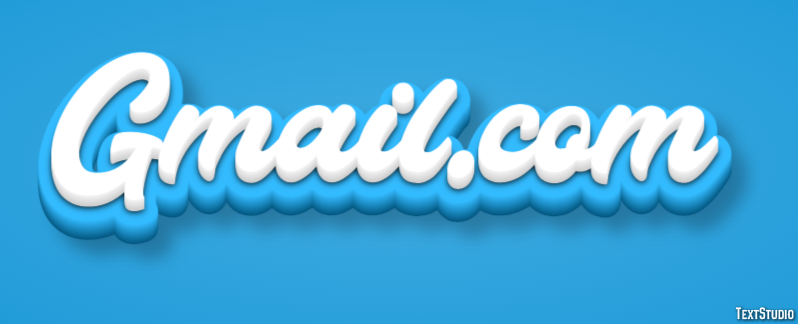 Gmail.com Tekst effect