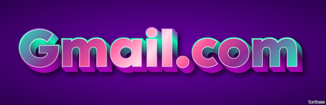 Gmail.com Tekst effect