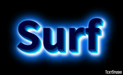 Surf Effetto testo