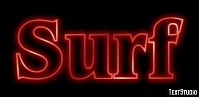 Surf Effetto testo