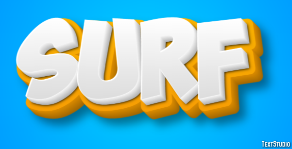 Surf Effetto testo