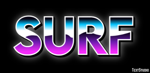 Surf Effetto testo
