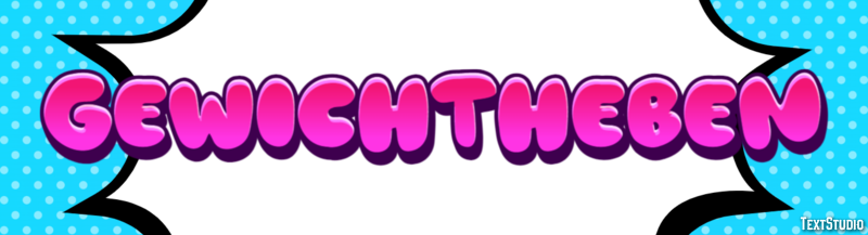 Gewichtheben Efeito do texto