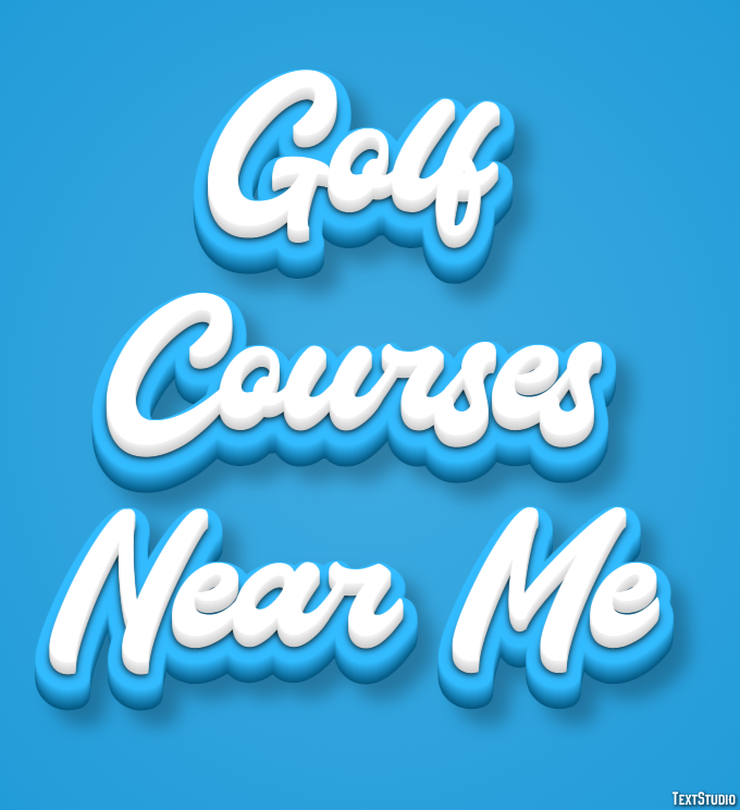 Golf Courses Near Me Metin Efekti