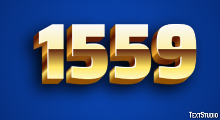 1559 Tekst Effect