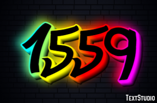 1559 Text Effect