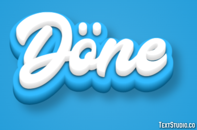 Döne Effet de Texte