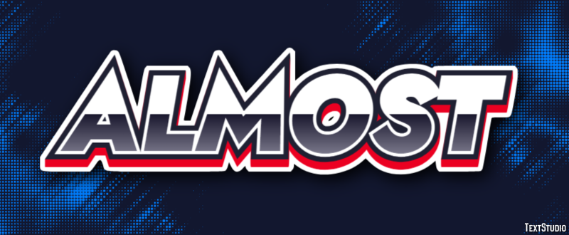 Almost Text Effect