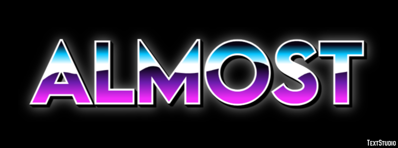 Almost Text Effect