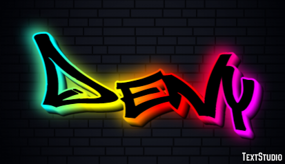 Deny Text Effect