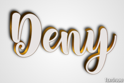 Deny Efecto de Texto