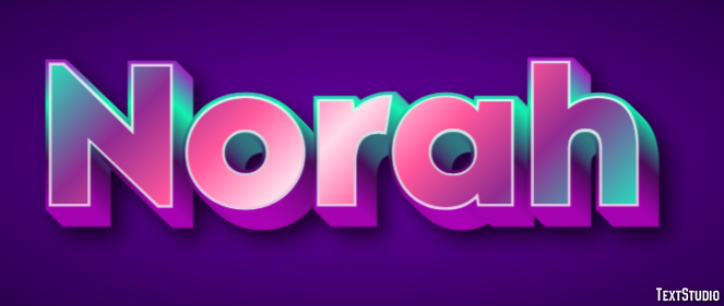 Norah Efecto de texto