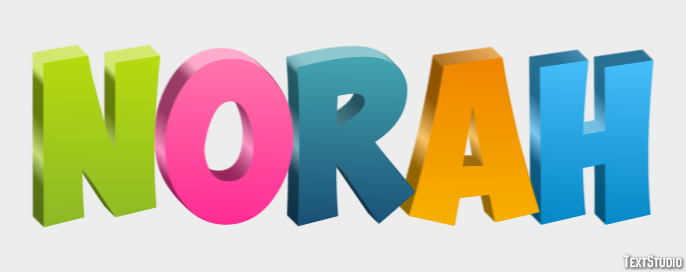 Norah Text Effect