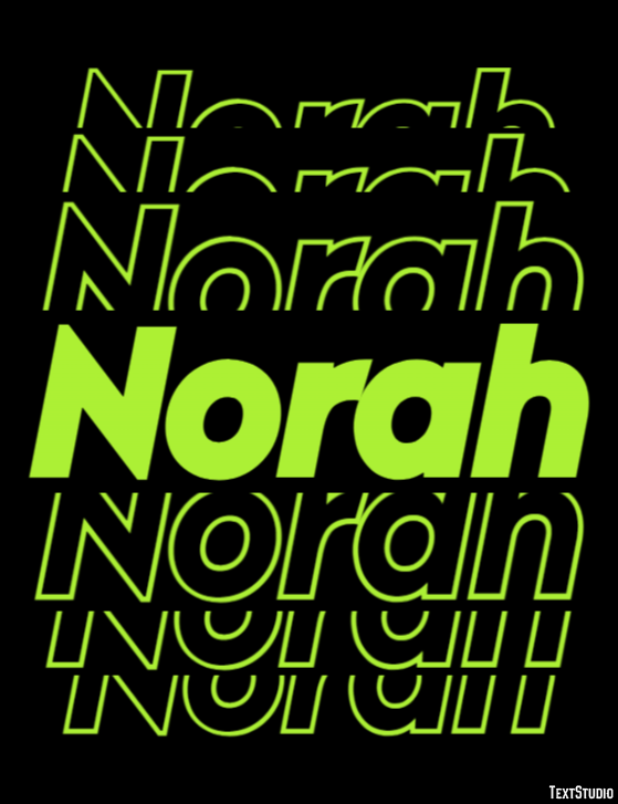 Norah Text Effect